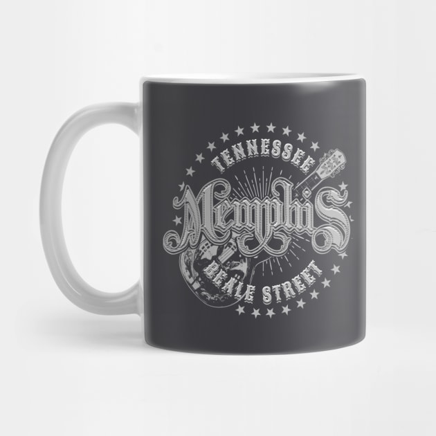 Memphis Tennessee Beale Street by Designkix